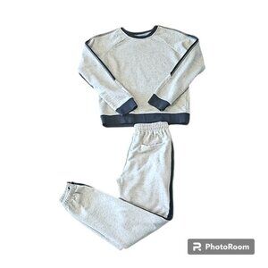 Boys 2 Piece Gray Sweatsuit Size 10/12
